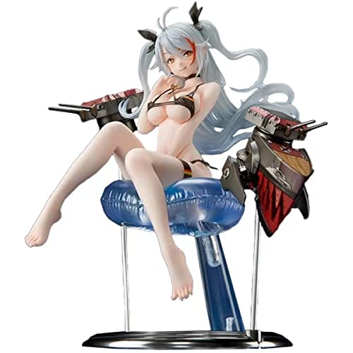 REOZIGN Azur Lane Figur, Badeanzug Prinz Eugen Figur Statue, 21 cm, PVC, japanischer Manga, PVC, Figuren, Puppen, Dekoration Spielzeug, AURE0593 von REOZIGN