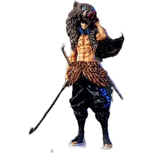 REOZIGN Demon Slayer Inosuke Hashibira Action Figure 30 cm Stehend Anime Figur Puppe Spielzeug von REOZIGN