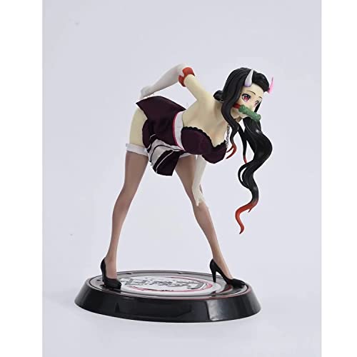 REOZIGN Demon Slayer Nezuko Kamado Figuren, Nezuko Figur Statue 23 cm Nezuko Kamado Figur Cartoon Doll Spielzeug Anime Kollektion Dekoration für Anime-Fans von REOZIGN