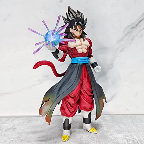 Vegeto Action Figur 30 cm / 11,8 Zoll Super Saiyan Vegeto PVC Anime Cartoon Manga Charaktermodell Figur Sammelfiguren Dekorationen von REOZIGN