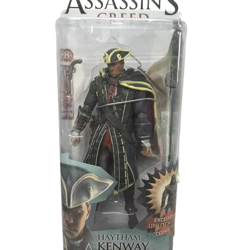 REOZIGN Edward Figur, Haytham Figur, Connor Figur, Fighting Mothable Anime Figuren, 15 cm, handgefertigt, PVC, Modelldekoration, Geschenk (Haytham) von REOZIGN