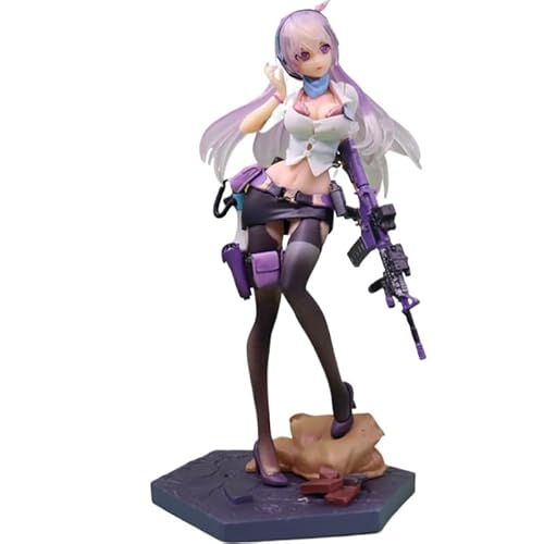 REOZIGN Elffigur mit einer Elfenpistole, Anime-Figuren, 23 cm, handgefertigt aus PVC, Anime-Modell, Statue, zum Sammeln, Geschenk von REOZIGN