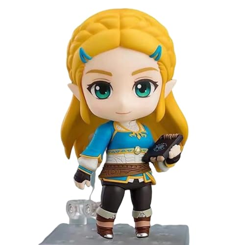 REOZIGN Figur Prinzessin Zelda, Version Q, bewegliche Prinzessin Zelda, 10 cm, Figur aus PVC, Ornament, Anime-Geschenk von REOZIGN