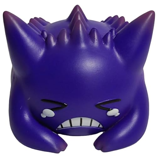 REOZIGN Gengar Figure, niedlich, sitzend, Happy Cry Vampire Gengar Actionfiguren, 9 cm, Anime-Charakter, Statuenmodell, Büroornament (Cry) von REOZIGN