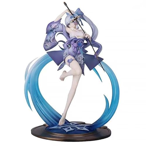 REOZIGN Genshin Impact Figuren Kamisato Ayaka Figuren 25 cm/9,8 cm Humanoide Figuren Spielzeug Modelle Anime Spiele Figuren Spielzeug Sammlung Dekorative Geschenke (Kamisato Ayaka A) von REOZIGN