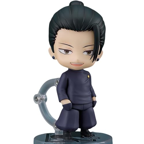 REOZIGN Gojo Satoru Figur, Geto Suguru, bewegliches Ersatzgesicht, Version Q 10 cm, PVC, Cartoon-Modell, Geschenk (Geto) von REOZIGN