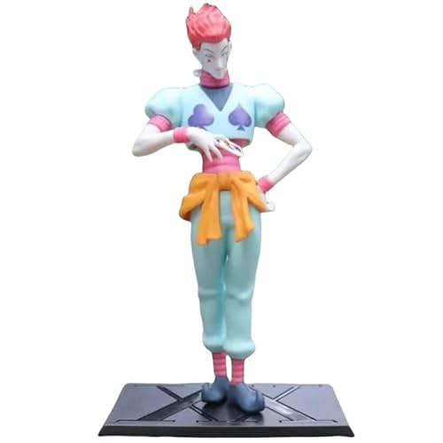 REOZIGN Hisoka Figur, Poker stehend Hisoka Action-Figuren, 21 cm, PVC, Sammlerfiguren, Handwerk, Souvenirs für Anime-Fans, Geschenke von REOZIGN