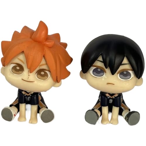 REOZIGN Kageyama Hinata-Figur, Sky Freeze Figur, Mini-Blick sitzend, Anime-Figuren 8 cm, Modell aus PVC, handwerkliches Geschenk (a) von REOZIGN