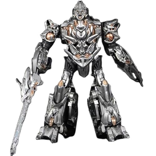 REOZIGN Megatron Figur, Mobiles Ersatzgesicht Megatron Actionfiguren 21 cm PVC Cosplay Handwerk für Anime-Fans Geschenk von REOZIGN