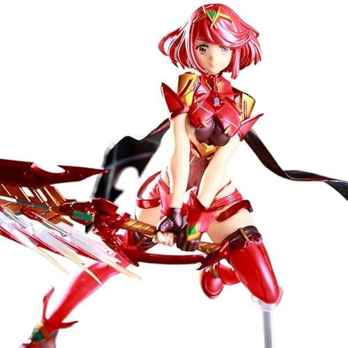 REOZIGN Mythra Pyra-Figur, Mythra Pyra Kampf-Actionfiguren, 28 cm, PVC-Figur, Cosplay, Sammlergeschenk (Pyra) von REOZIGN