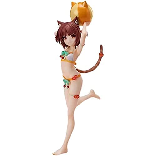 REOZIGN Nekopara-Figuren, Badenuss, Azuki Bikini Toy, 20 cm, Handpuppen, Figur, PVC, Sammelspielzeug für Anime-Fans (Azuki) von REOZIGN