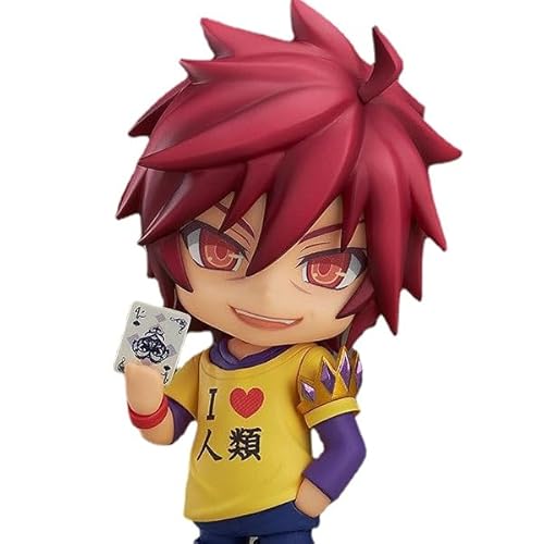 REOZIGN No Game No Life Figuren, Shiro/Sora Action Figur Statue 10 cm PVC Charakter Cosplay Modell Figur Sammelfigur Anime Ornament Geschenke (Sora) von REOZIGN