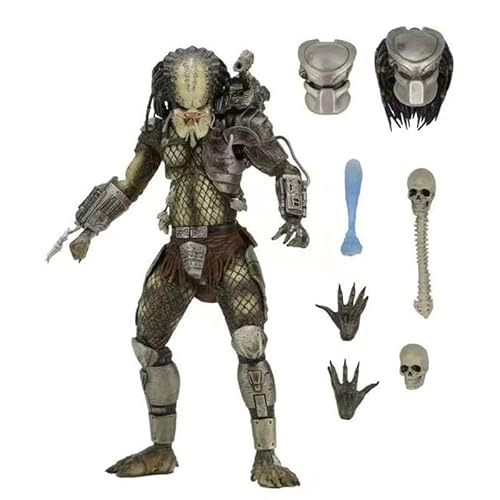 REOZIGN Predator-Figur, Dschungeljäger-Actionfigur, 18 cm, PVC-Charaktersammlungsvorlage, Bürodekoration, Geschenk von REOZIGN