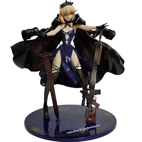 REOZIGN Sabre Saber, Black Suit Arms Säbel, Action-Figuren, 25 cm, PVC, Anime-Modell, Game Statue, Sammlung, Dekoration, Geschenk von REOZIGN