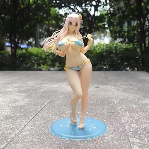 REOZIGN Sonico Actionfigur Statue, 35 cm / 13,8 Zoll Bademode Sonico PVC Charakter Figur Puppe Modell Anime Collection Dekoration Ornament Geschenk, AURE0957-FR von REOZIGN