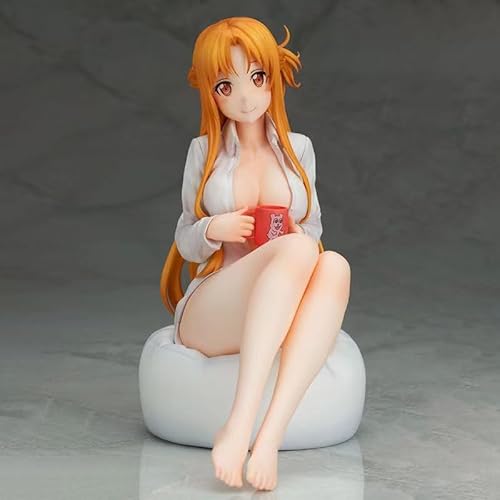 REOZIGN Sword Art Online Yuuki Asuna PVC Figuren, 16 cm, Sitzposition, Asuna Figur, Sammelfigur, Anime-Geschenk von REOZIGN