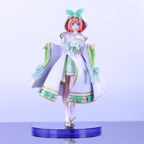 REOZIGN The Quintessential Quintuplets Actionfigur, Mädchenfigur im Brautkleid, 22 cm, Modell aus PVC für Anime-Fans, Geschenk (Nakano Yotsuba) von REOZIGN