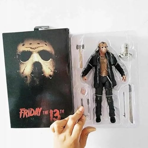 RESTEQ Horrorfigur 18 cm - Bewegliche Actionfigur mit Zubehör, Detailgetreue Horrorfilm-Figur für Sammler, Perfekt als Deko oder Geschenk von RESTEQ