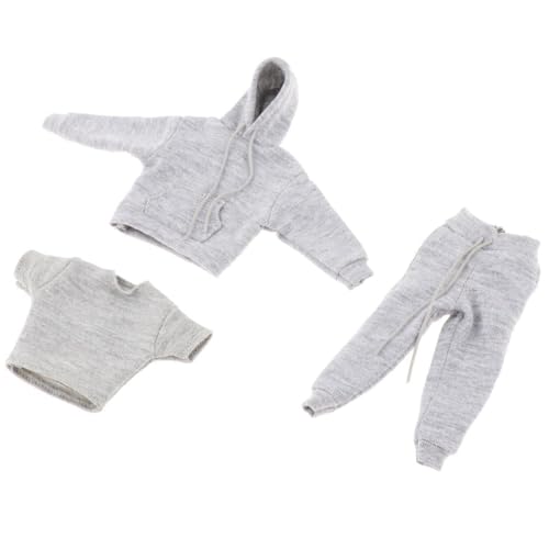 1/12 Scale Soldier Figure 3Pieces/Set Clothing Set Hoodie T Shirt Sweatpants For Model Action Doll Display Doll Clothes For Soldier 1/12 Scale Soldier Figure 3Pieces/Set Clothing Set Hoodie T Shirt Sweatpants For Model Action Doll Display Doll Clothes For Soldier von RETUOLWAG