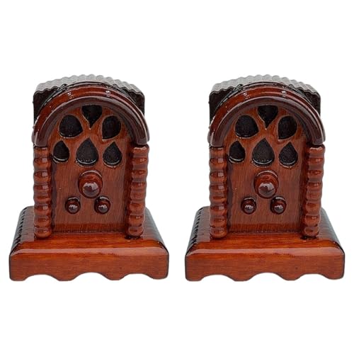 Antike Miniatur-Radio-Modellfigur aus Holz im Maßstab 1:12 für Puppenhaus-Szene, Dekoration und Sammlerstück, Puppenhaus-Zubehör Antike Miniatur-Radio-Modellfigur aus Holz im Maßstab 1:12 für Puppenhaus-Szene, Dekoration und Sammlerstück, Puppenhaus-Zubehör von RETUOLWAG