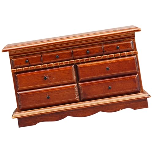 Miniatur-Holzkommode im Maßstab 1:12, mehrere Schubladen, Aufbewahrungsschrank für Puppenhäuser, Zubehör, weißer Miniaturschrank für Puppenhäuser Miniatur-Holzkommode im Maßstab 1:12, mehrere Schubladen, Aufbewahrungsschrank für Puppenhäuser, Zubehör, weißer Miniaturschrank für Puppenhäuser von RETUOLWAG