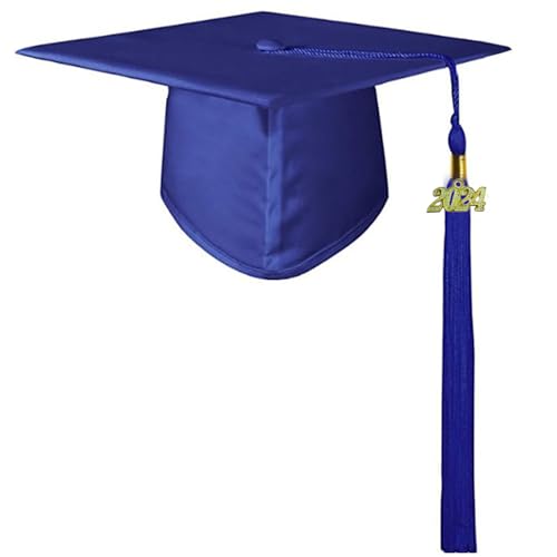 RETUOLWAG 2024 Akademische Mörtelbrett Bachelor Caps Graduation Kostüm Unisex Fransen Abschluss Hut für College Universität von RETUOLWAG