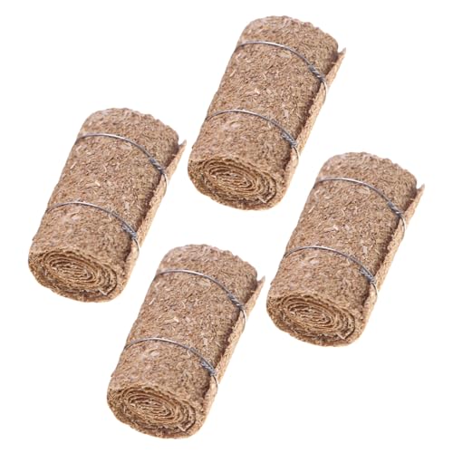 RETUOLWAG 4 natürliche Miniatur-Strohgrasbündel für Puppenhaus, Bauernhof, Dekoration, Bastelprojekt, sicheres Landschaftszubehör, Miniatur-Strohgras, Bastelzubehör RETUOLWAG 4 natürliche Miniatur-Strohgrasbündel für Puppenhaus, Bauernhof, Dekoration, Bastelprojekt, sicheres Landschaftszubehör, Miniatur-Strohgras, Bastelzubehör von RETUOLWAG