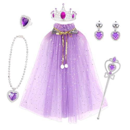 RETUOLWAG Feenprinzessin-Kostüm, Prinzessinnen-Party, Kostüm, Prinzessinnen-Umhang, Schmuck für Mädchen, Spielzeug, Geburtstagskostüme RETUOLWAG Feenprinzessin-Kostüm, Prinzessinnen-Party, Kostüm, Prinzessinnen-Umhang, Schmuck für Mädchen, Spielzeug, Geburtstagskostüme von RETUOLWAG