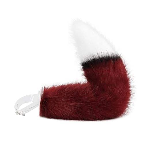 RETUOLWAG Füchse Wolf Füchse Schwanz Ohren Stirnbänder Halloween Weihnachten Fancy Party Kostüm Spielzeug Geschenke für Frauen Mann Cosplays Schwanz von RETUOLWAG