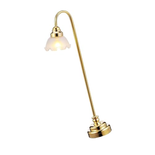Winzige batteriebetriebene goldene Blütenlampe für Puppenhäuser Möbel realistische Miniatur-Beleuchtung Dekoration Geschenk künstlerische Puppenhäuser Stehlampe Winzige batteriebetriebene goldene Blütenlampe für Puppenhäuser Möbel realistische Miniatur-Beleuchtung Dekoration Geschenk künstlerische Puppenhäuser Stehlampe von RETUOLWAG