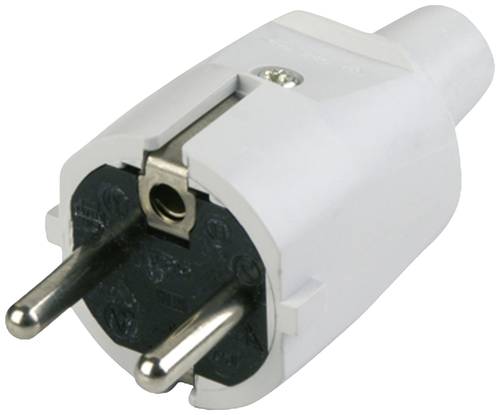 REV 0512070777 Schutzkontaktstecker PVC 250V Grau IP20 von REV