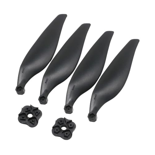 2 x 8060 faltbare Propeller aus Glasfaser und Nylon, 2 Klingen, 3 Klingen, 4 Klingen, 8 x 6 Propeller, kompatibel mit RC Flugzeug, Quadcopte (4 Klingen) von REwNXA