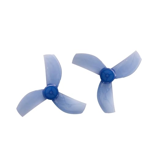 Anwendbar auf Freestyle Drones 08028 RC Motoren, verwendet für 35 mm 1,0 mm 3-Blatt-PC-Propeller (Clear Blue) von REwNXA