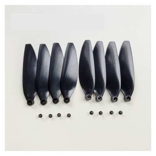 Fit For Apply to 70.7mm 8 Stücke SG907 Propeller Lüfter AB Klingen RC Drone Qaucopter Ersatzteile Ersatzteile Klingen Set Ersatzzubehör (Black) von REwNXA