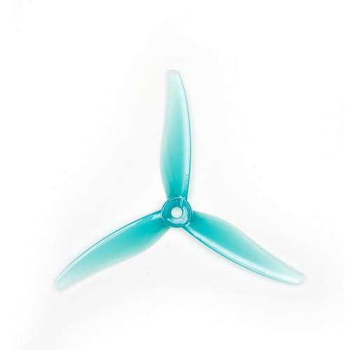 Geeignet für 2207-2306 RC 5 Zoll Drohnenteile, 51466 V2 3-Blade PC Propeller (Wave-Blau) von REwNXA