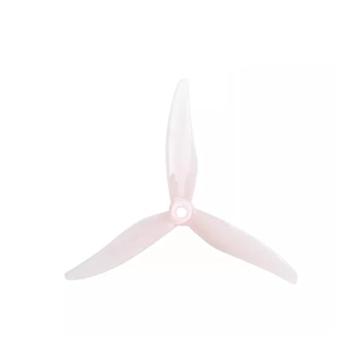 Geeignet für 8 Stück 5131.0 5 Zoll 3 Schaufeln/Propeller Tri-Schaufel 2207 2306 Brushless Motor Requisiten Renndrohne (Pink) von REwNXA