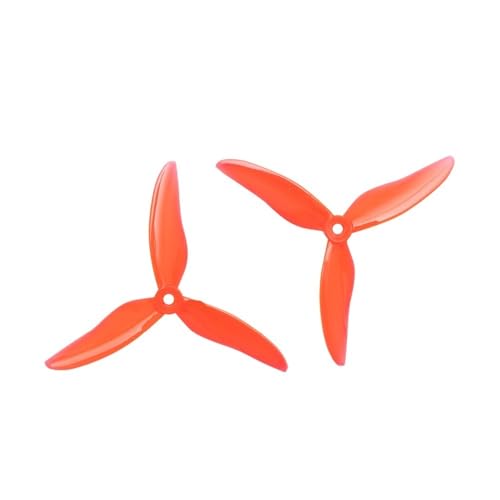 Geeignet für Motor 2306 2207 RC Multi Rotor mit 3 Flügeln, 20 Stück/10 Paar 2 Paar 51499 Dreiloch-Propeller (10 Paar rot) von REwNXA