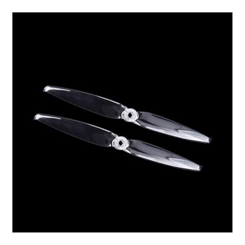 Geeignet für RC 2 Paar 7042 7.0x4.2/6042 6.0x4.2 PC 2 Blatt Propeller 5mm Befestigungsloch Drohne Multirotor (6042 transparent) von REwNXA