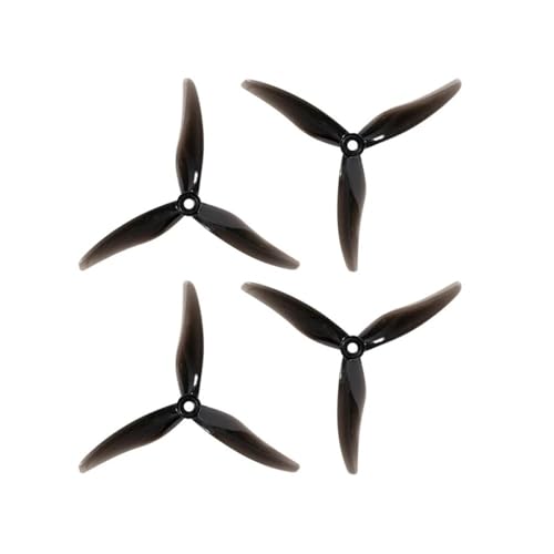 Geeignet für RC 5 Zoll 4S 6S Racing Freestyle Drohne, verwendet für 10 Paar 51477 3-Blade 13.0 cm Propeller (schwarz) von REwNXA