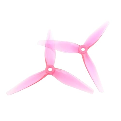 Geeignet für RC Racing Freestyle 12,7 cm Drohnenpropeller, verwendet für 5130 R30 (6CW + 6CCW) Drohnenpropeller (Rosa) von REwNXA