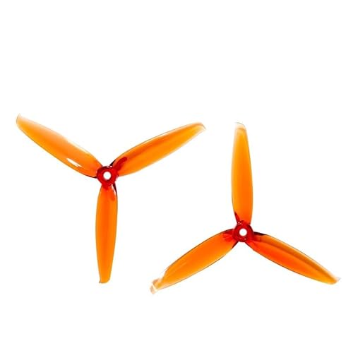 Geeignet für Rennrahmen-Drohnen, 10 Paar 6042 6-Zoll-Dreiblatt-Propeller, kompatibel mit bürstenlosen 2206-Motoren (orange) von REwNXA