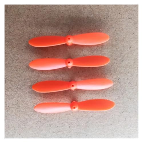 Geeignet für bunte Drohnen-Propeller, verwendet für Cx10, Cx10c, Cx10w, Cx10a, Cx10d, Rc Hubschrauber, Ersatzteil, Rc Quadcopter, Propeller, Drohnenblatt (orange) von REwNXA