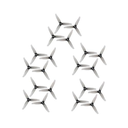 Geeignet für die Anwendung auf 3-Zoll-Renndrohnen, verwendet Kompatibel mit 10 Paar 3016 Propellern à 1,5 m 2 mm 3 Zoll Bohrung bis 3 Blatt CW CCW Requisiten (1,5 mm Blau) von REwNXA