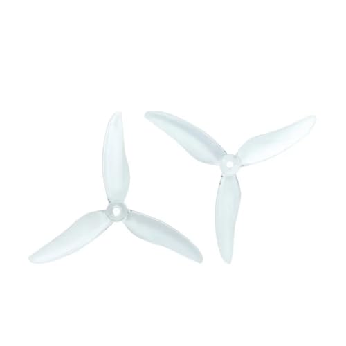 Passend für RC Motor Racing Drohne Freestyle 2207 2306, 4PCS/2 51499 5 Zoll 3-Blatt-Propeller (4 Stück 51499 Hyaline) von REwNXA