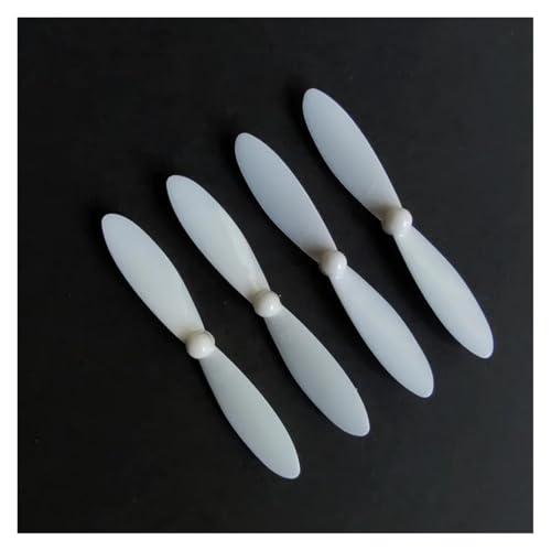 Passend für das Spielzeug Drohne Quadrocopter X4, verwendet für CW CCW 55 mm RC Propeller mit 1 mm Schaftdurchmesser (WHITE) von REwNXA