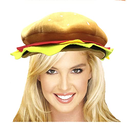 RFRDSPKG Burger Kostüm Cosplay Hut Niedlich Lustige Hamburger Cap von RFRDSPKG