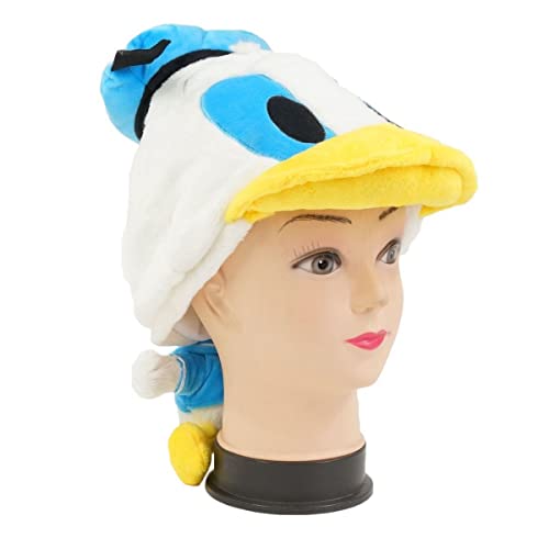 RFRDSPKG Donaldss Duck Hat Cosplay Plüsch Hut Anime Cap Erwachsene Unisex von RFRDSPKG