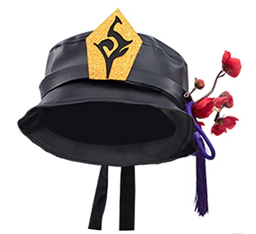 RFRDSPKG Genshins Impacts Hutao Hut Cosplay Plüsch Hut Anime Cap Erwachsene Unisex von RFRDSPKG