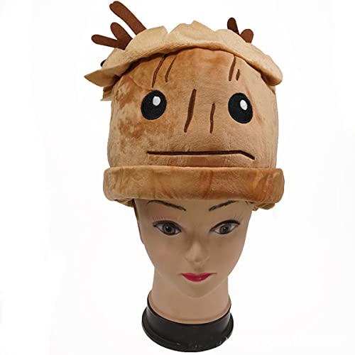 RFRDSPKG I am Groot Baby Groot Hat Cosplay Plüsch Hut Anime Cap Erwachsene Unisex von RFRDSPKG