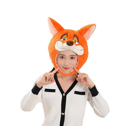 RFRDSPKG Orange Fuchs Hut Kostüm Cosplay Hut Party Cap Kopfbedeckung von RFRDSPKG